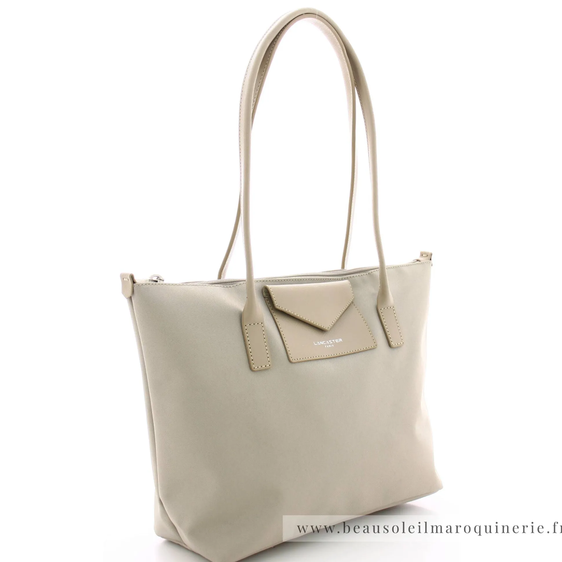 Lancaster Sac cabas zippe Smart KBA en textile M*Femme Sacs Cabas