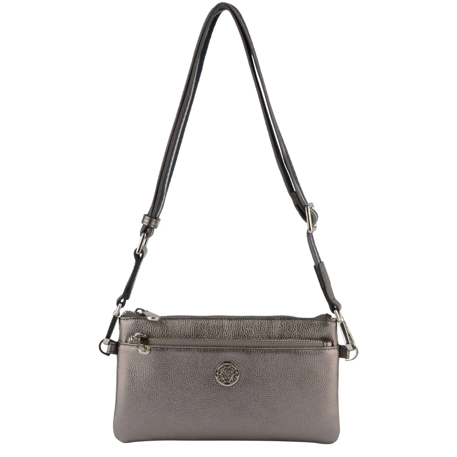 Francinel Sac Capucine en cuir avec bandouliere rayee*Femme Sacs Bandoulière