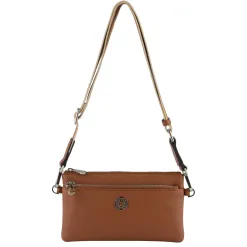 Francinel Sac Capucine en cuir avec bandouliere rayee*Femme Sacs Bandoulière