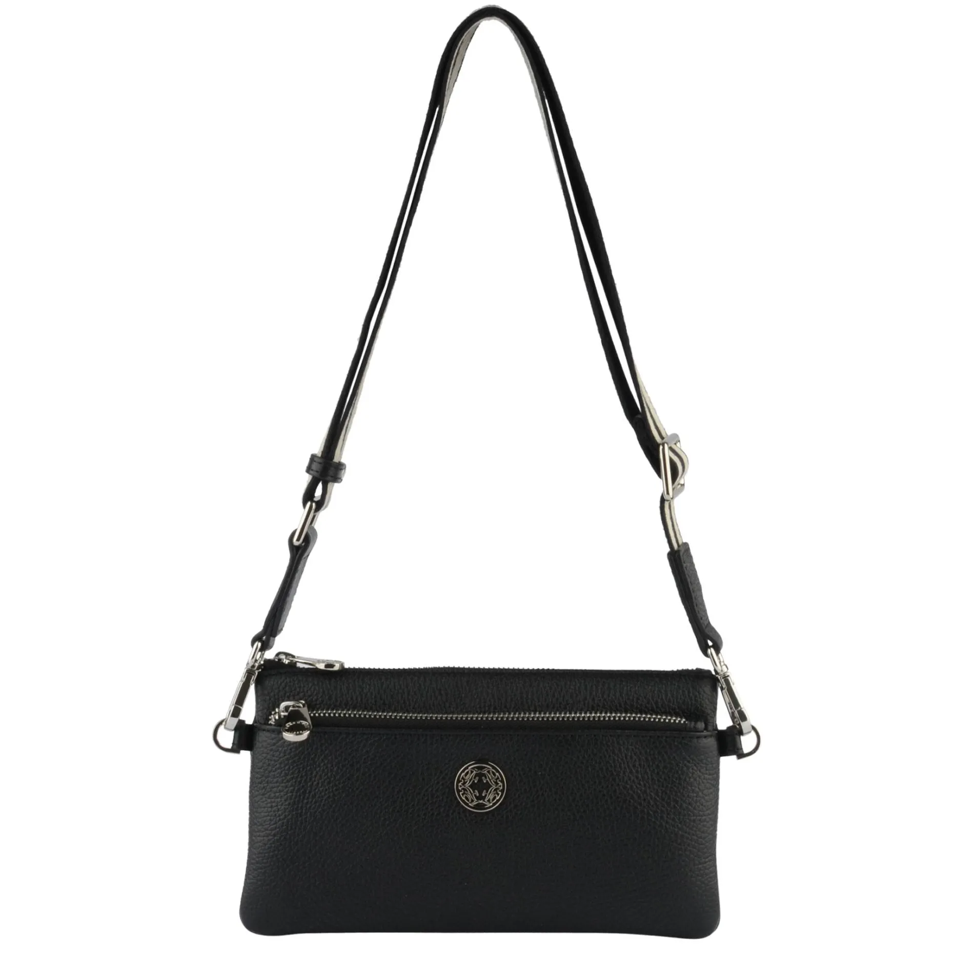 Francinel Sac Capucine en cuir avec bandouliere rayee*Femme Sacs Bandoulière