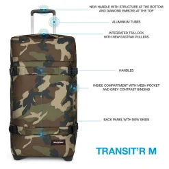Eastpak Sac de voyage a roulettes Transit'R M 67cm* Sacs De Voyage Roulettes