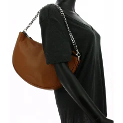 Gianni Conti Sac demi-lune a bandouliere cuir pleine fleur*Femme Sacs Bandoulière