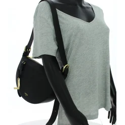 Lancel Sac demi-lune Faubourg en cuir graine*Femme Sacs Porté Épaule