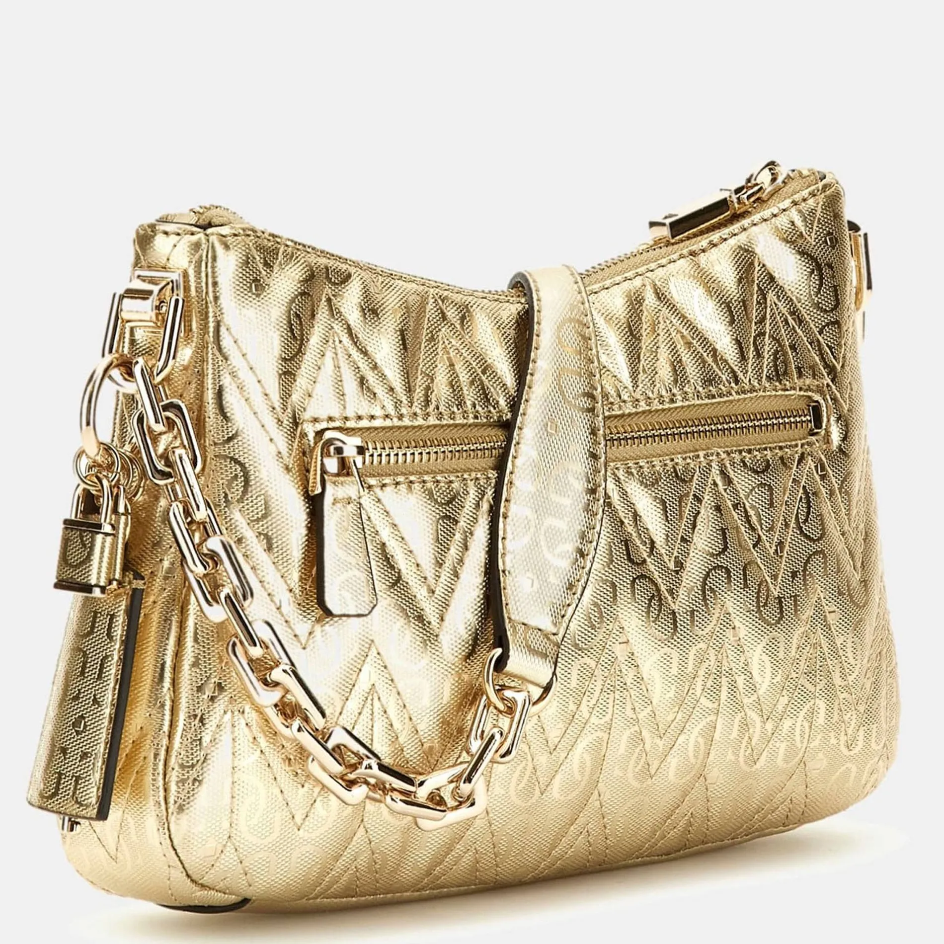 Guess Sac d'epaule irise Adelard zippe*Femme Sacs Porté Épaule
