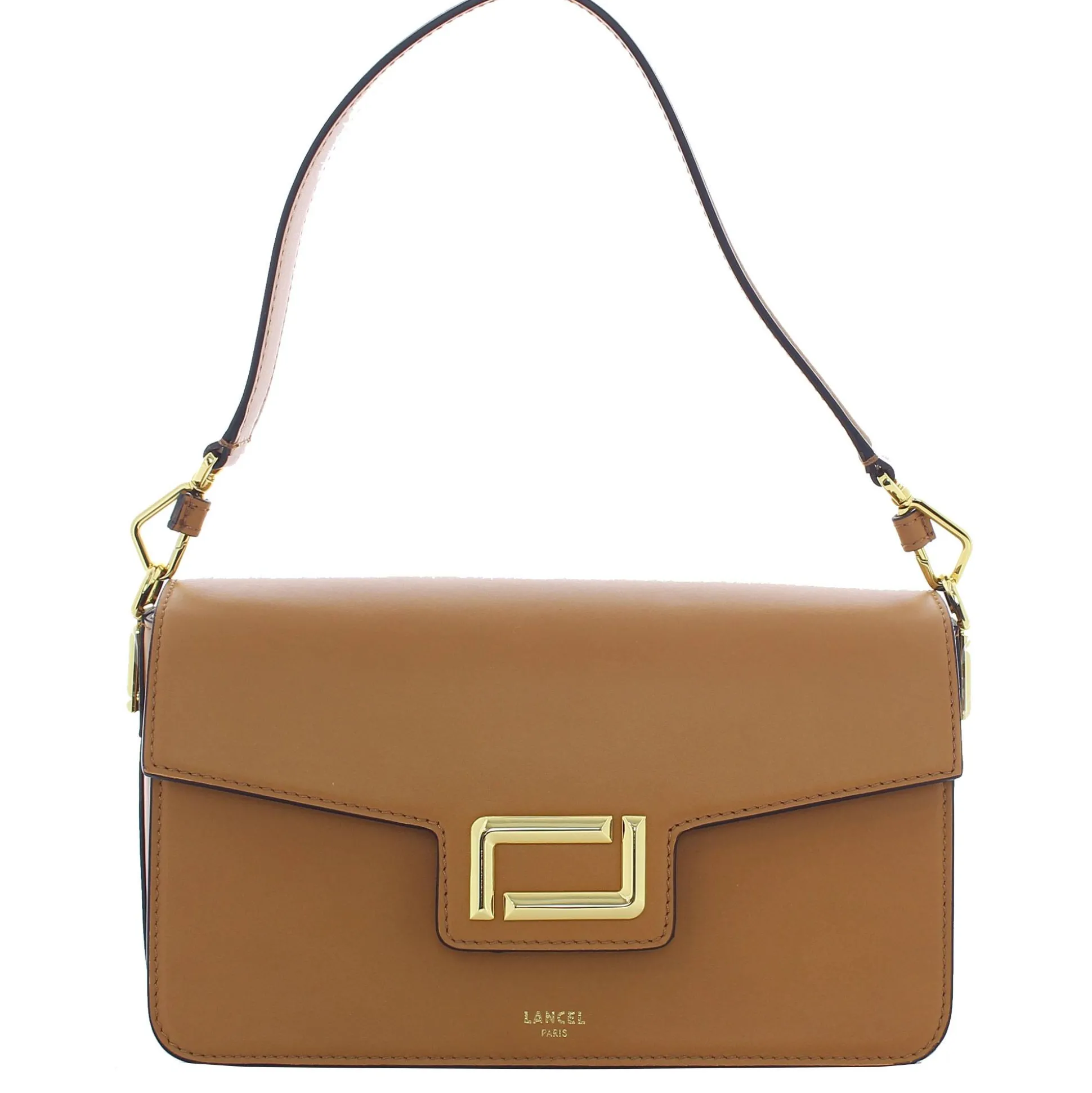 Lancel Sac epaule a rabat M Angele en cuir lisse*Femme Sacs Porté Épaule|Sacs Bandoulière