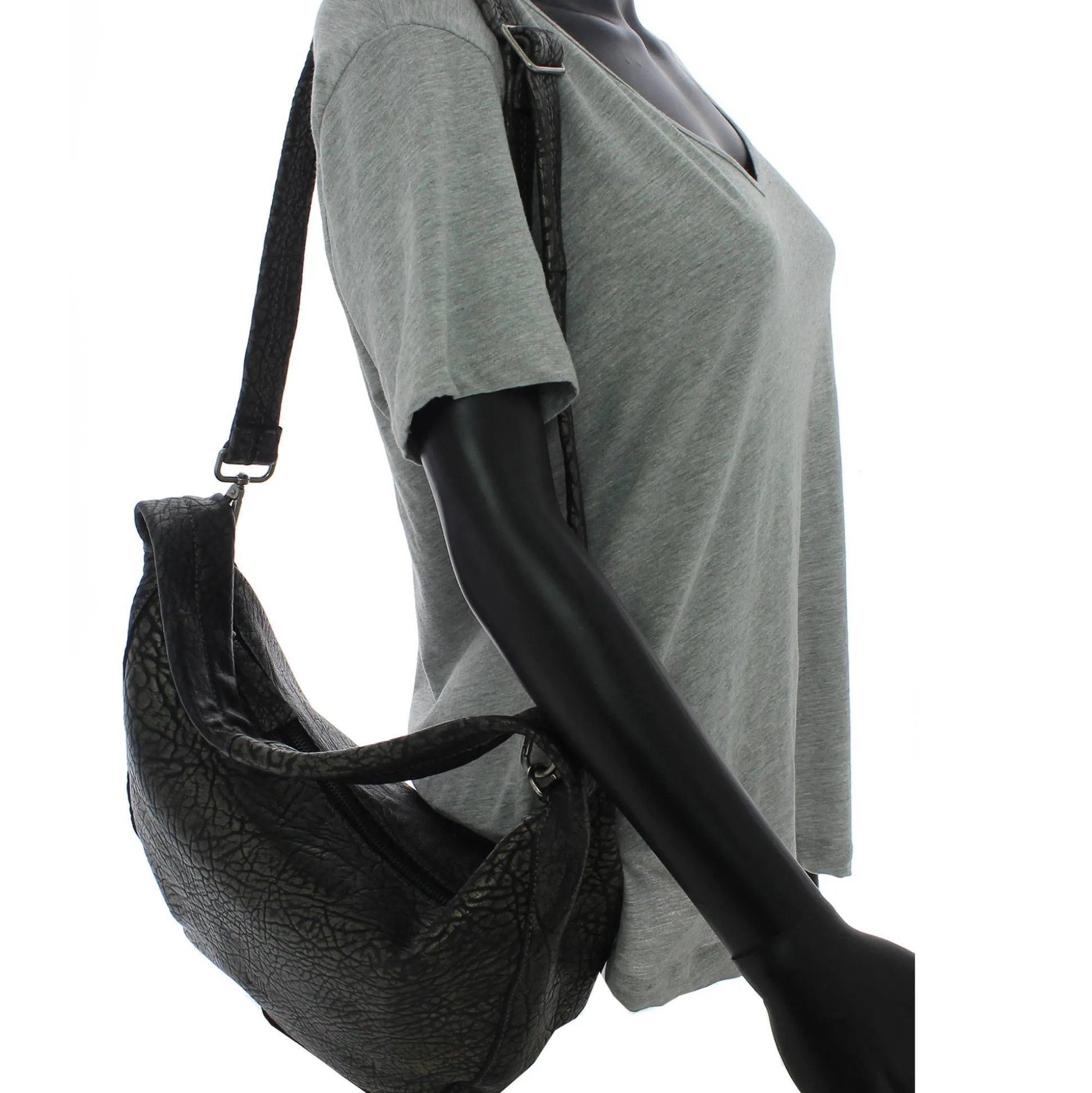 Biba Sac epaule Crisfield Glow cuir crispe metallise*Femme Sacs Bandoulière|Sacs Porté Épaule