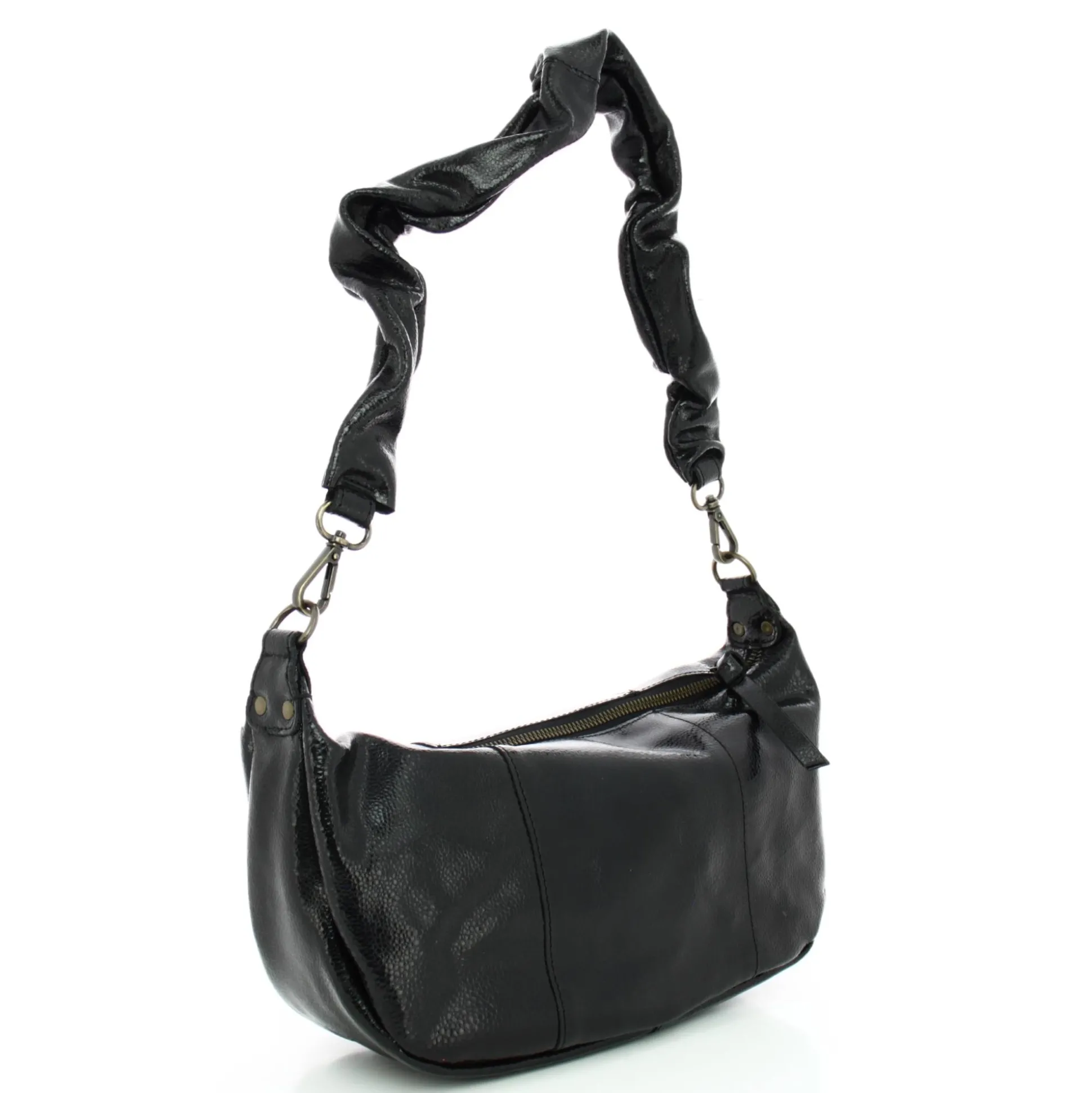 Pieces Sac epaule cuir Alian a anse froissee*Femme Sacs Porté Épaule
