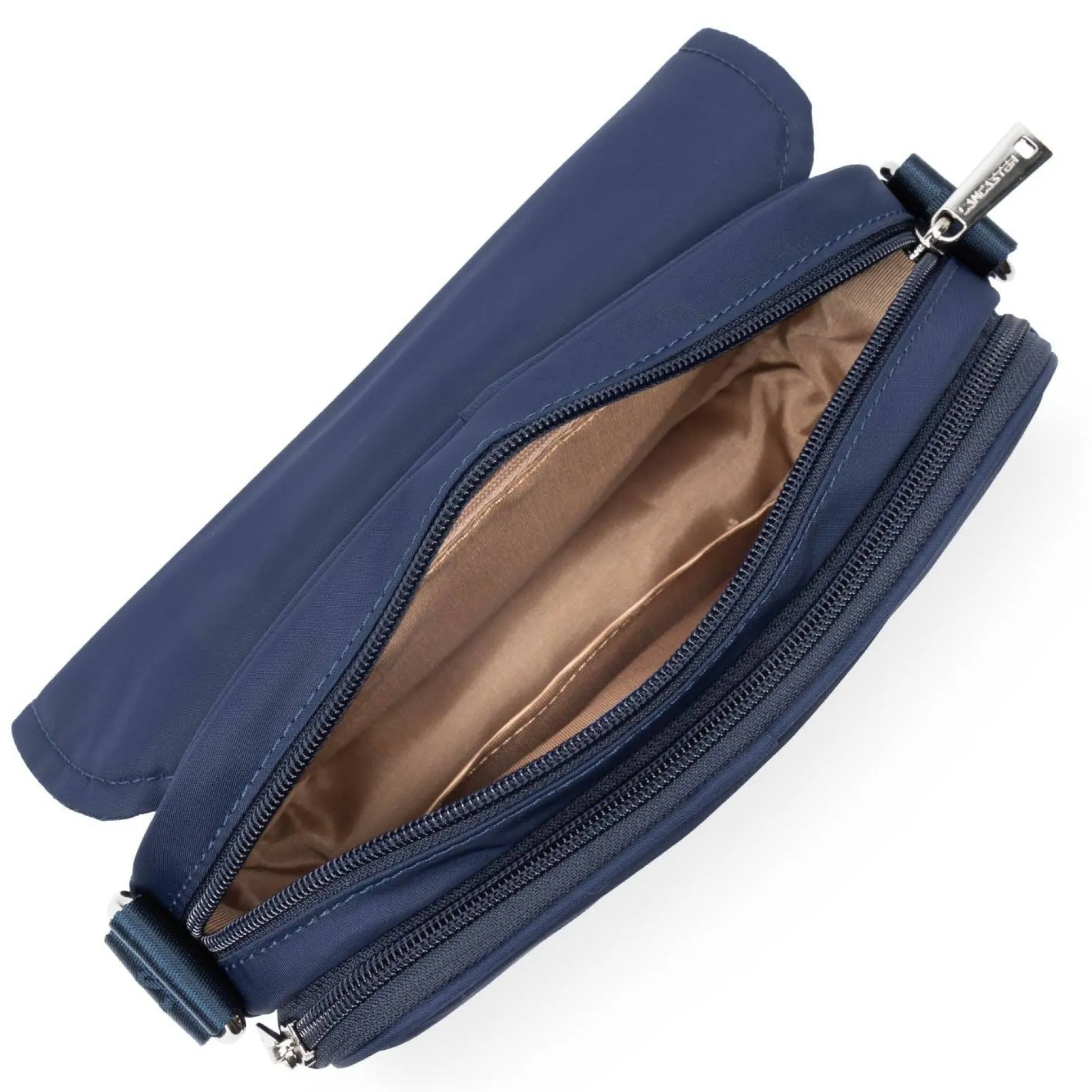 Lancaster Sac gibeciere a rabat aimante M Basic Vita*Femme Sacs Bandoulière