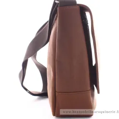 Les Ateliers Foures Sac gibeciere compact Pan Baroudeur*Homme Sacs Besace