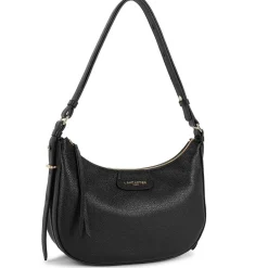 Lancaster Sac hobo zippe M Dune en cuir*Femme Sacs Porté Épaule|Sacs Bandoulière
