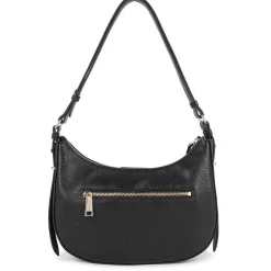 Lancaster Sac hobo zippe M Dune en cuir*Femme Sacs Porté Épaule|Sacs Bandoulière