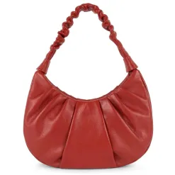Lancaster Sac hobo zippe Soft Chou Chou en cuir*Femme Sacs Cabas|Sacs Porté Épaule