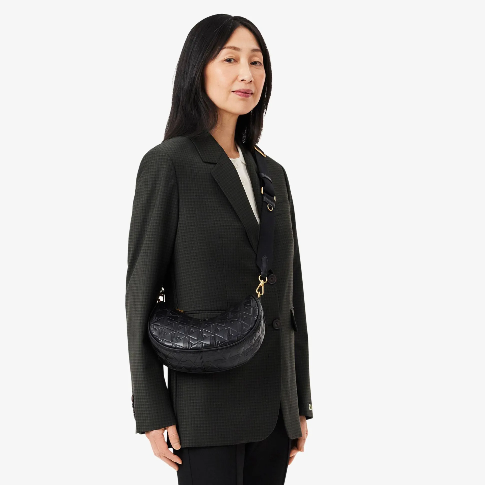 Lacoste Sac lune forme demi-lune Maheki*Femme Sacs Porté Épaule