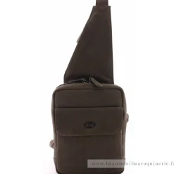 Francinel Sac mono-bandouliere cuir gras Bilbao*Homme Sacoches Homme