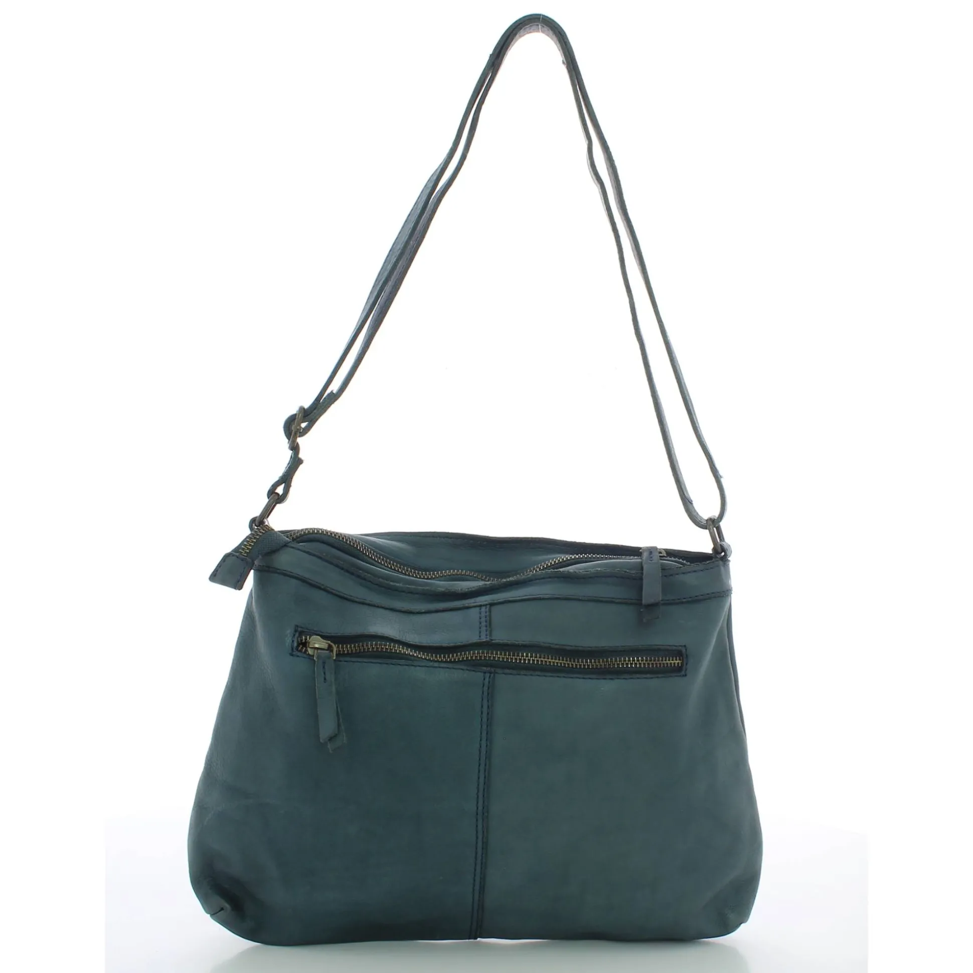 Biba Sac plat zippe a bandouliere Boston*Femme Sacs Bandoulière