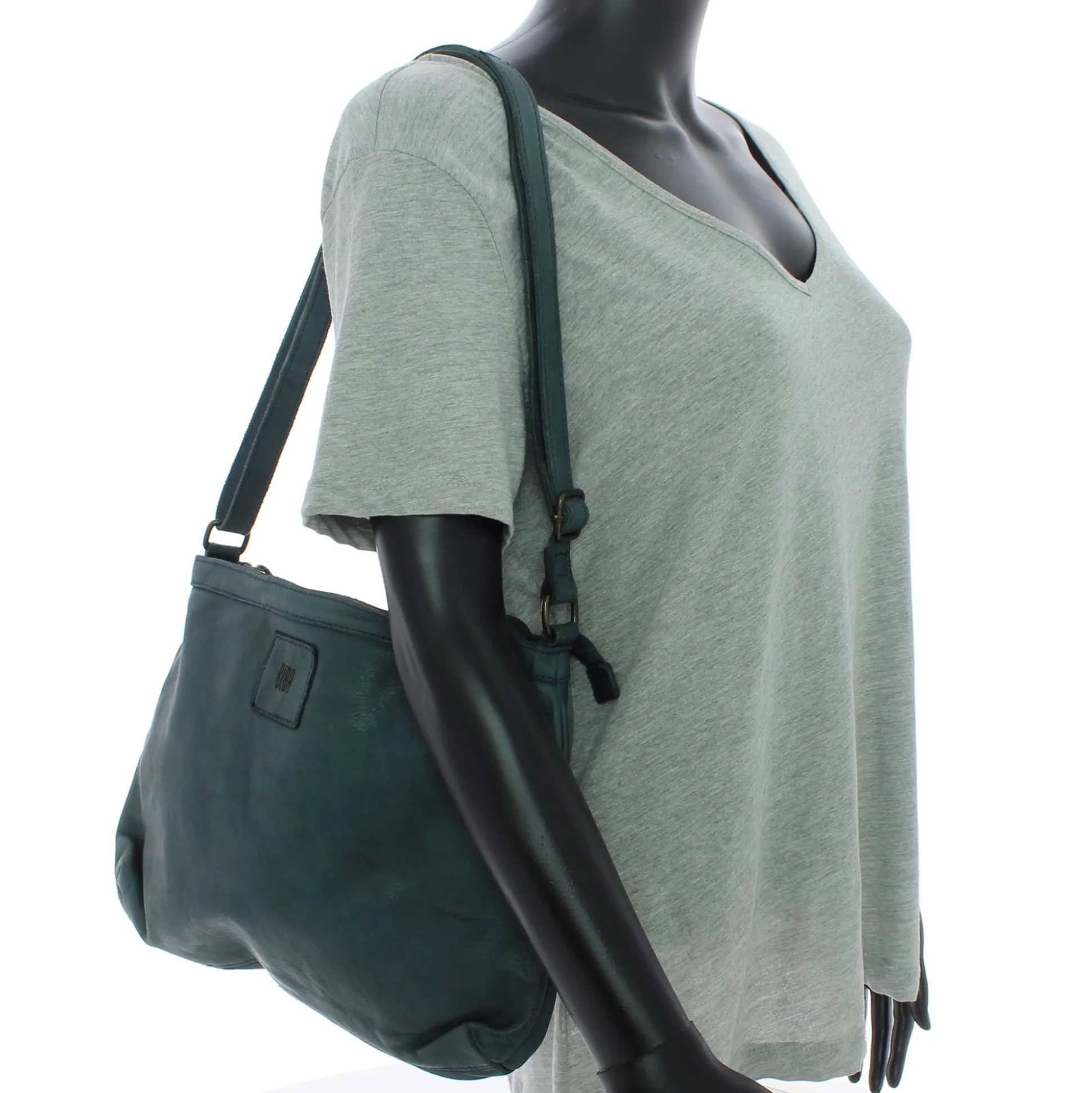 Biba Sac plat zippe a bandouliere Boston*Femme Sacs Bandoulière