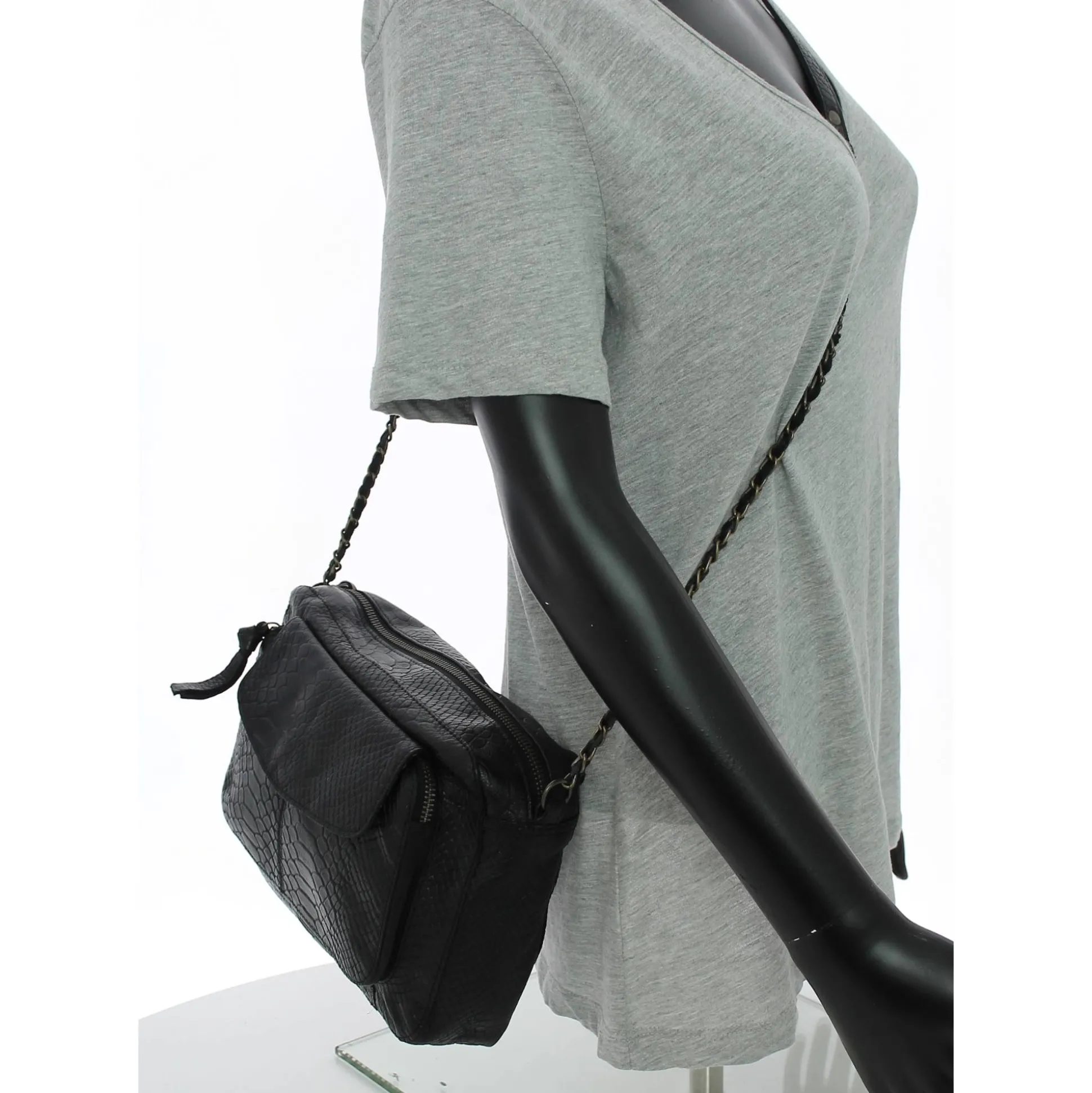 Pieces Sac porte bandouliere facon serpent*Femme Sacs Bandoulière
