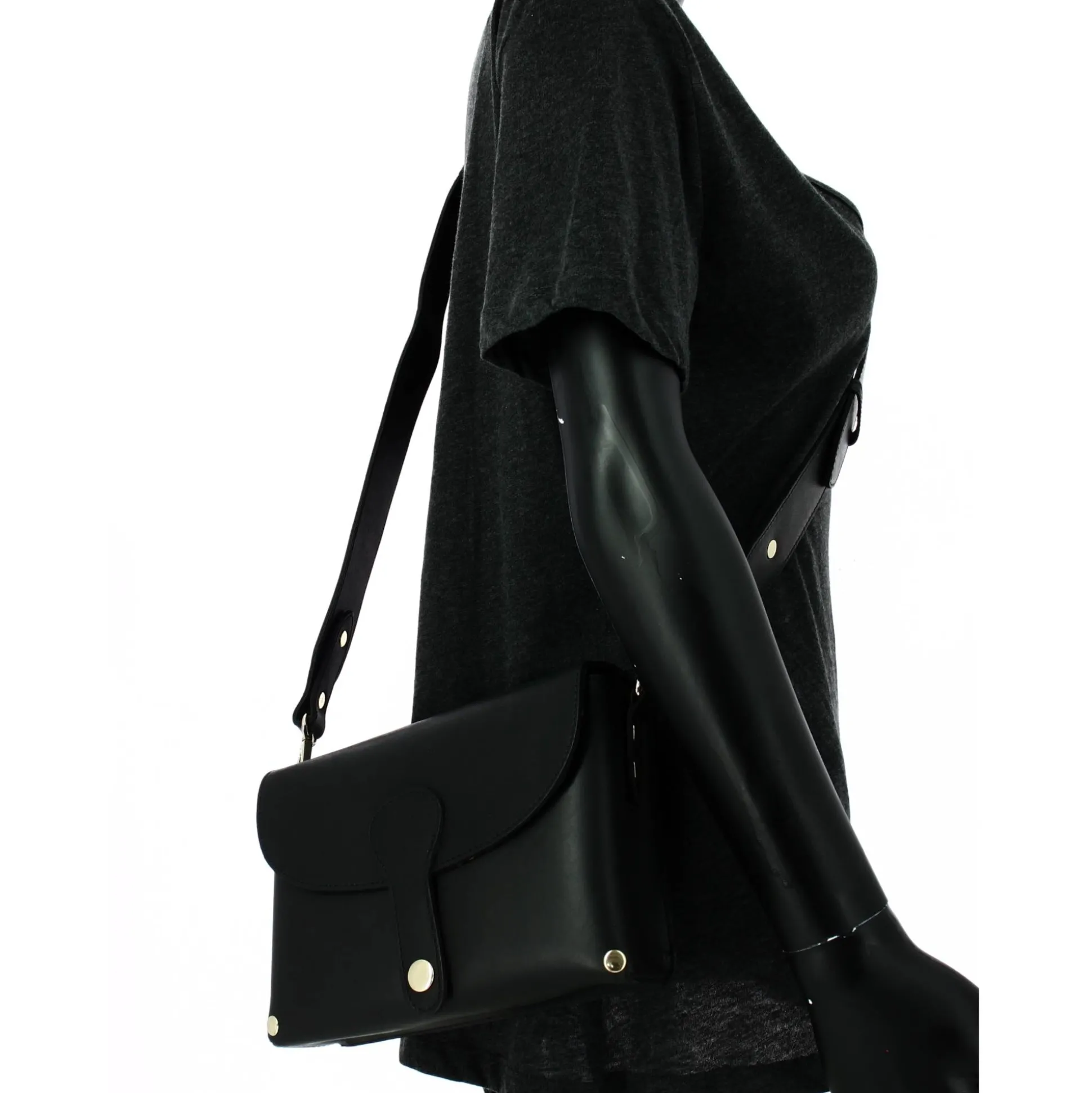 Pieces Sac porte bandouliere Jeanett a rabat en cuir*Femme Sacs Bandoulière