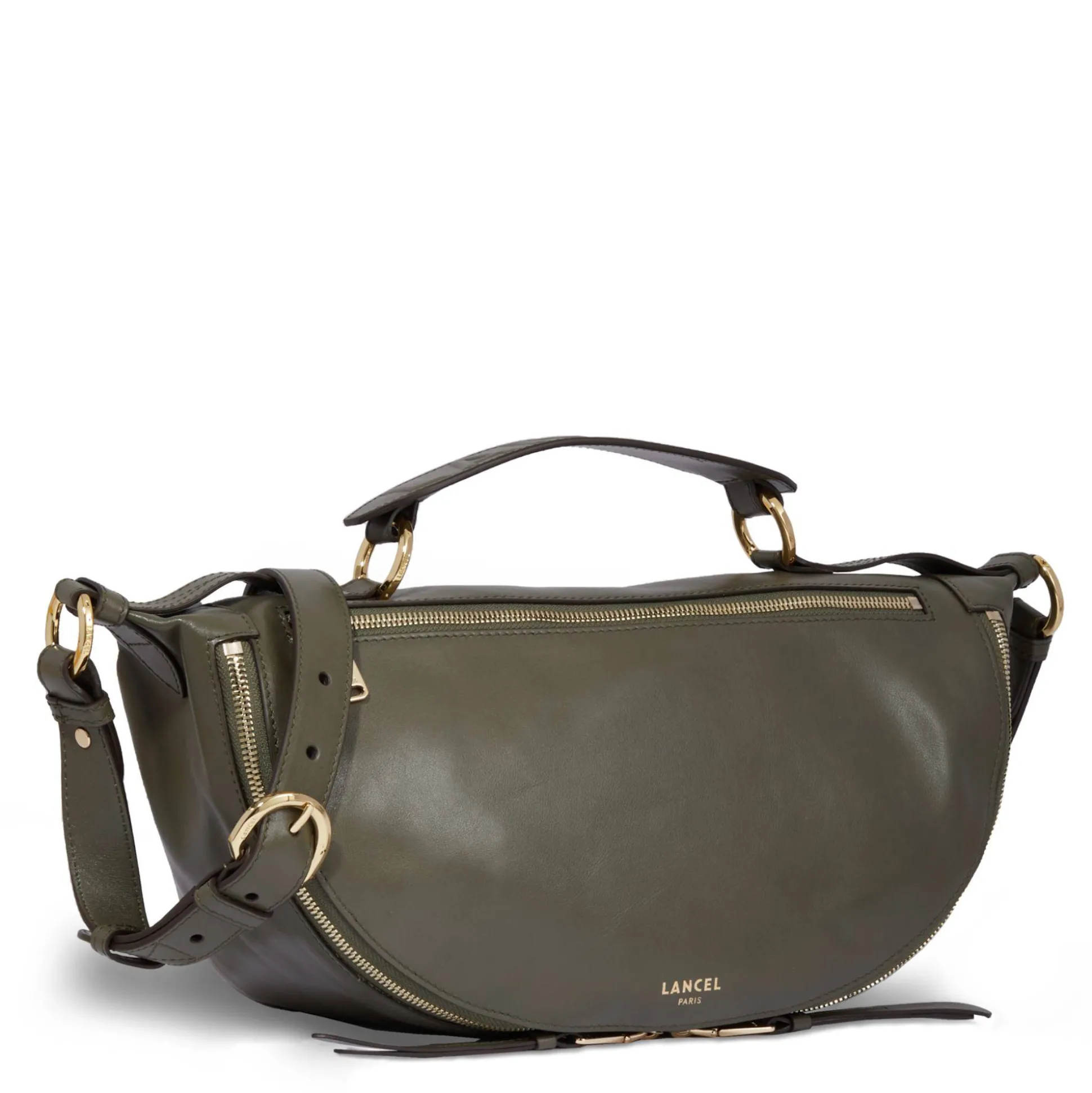 Lancel Sac porte croise M Origami cuir lisse*Femme Sacs Bandoulière