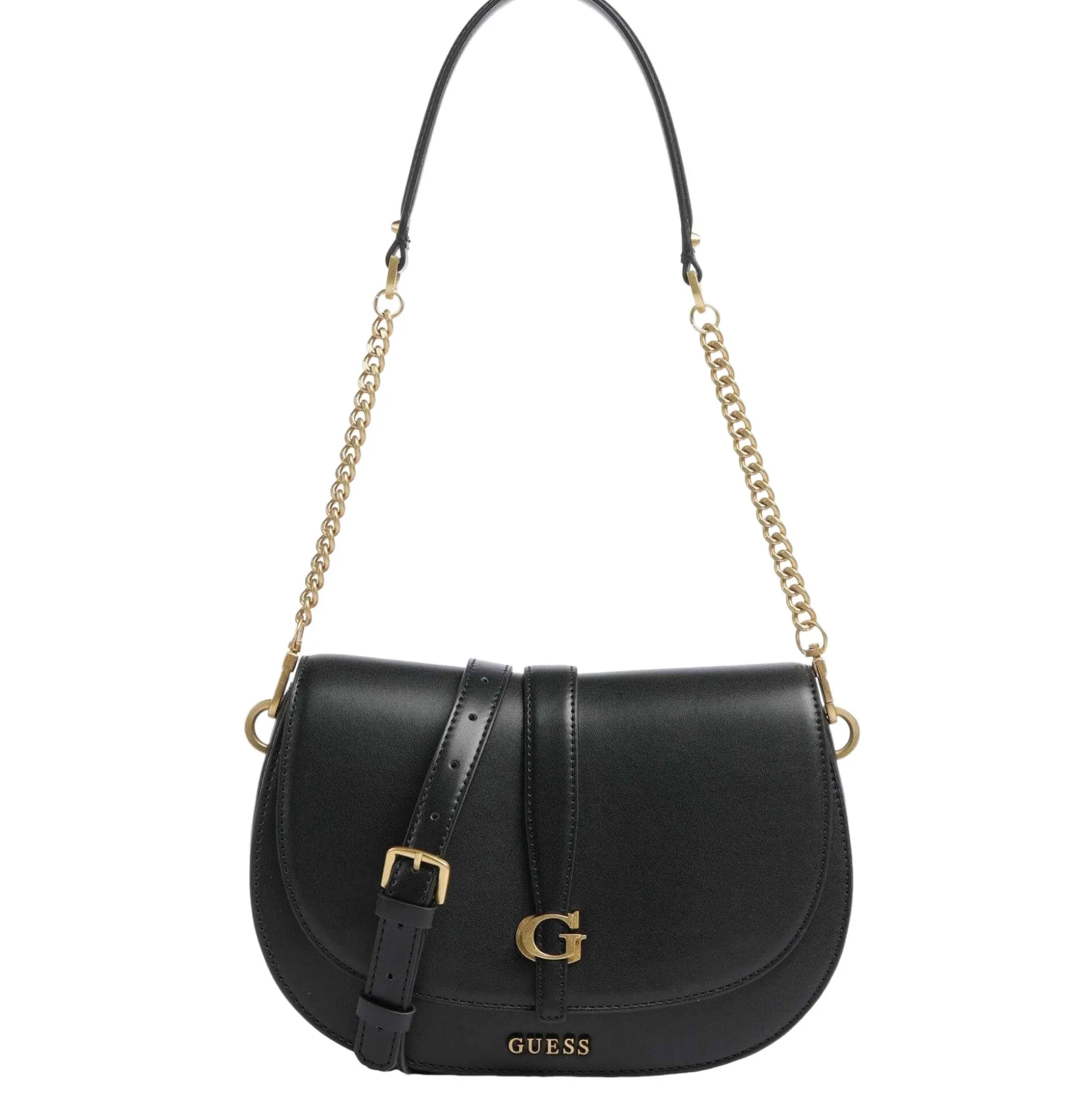 Guess Sac porte epaule effet lisse Kuba*Femme Sacs Porté Épaule