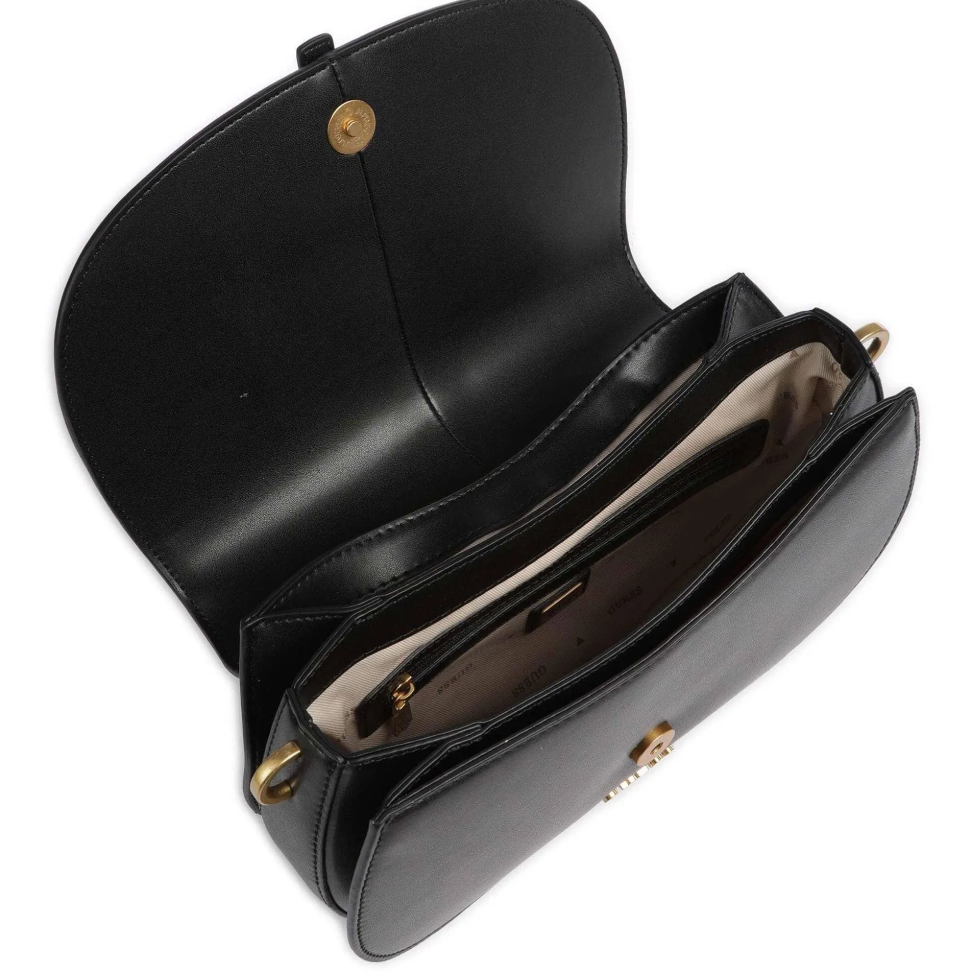 Guess Sac porte epaule effet lisse Kuba*Femme Sacs Porté Épaule