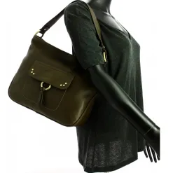 Francinel Sac porte epaule Enola details clous*Femme Sacs Porté Épaule