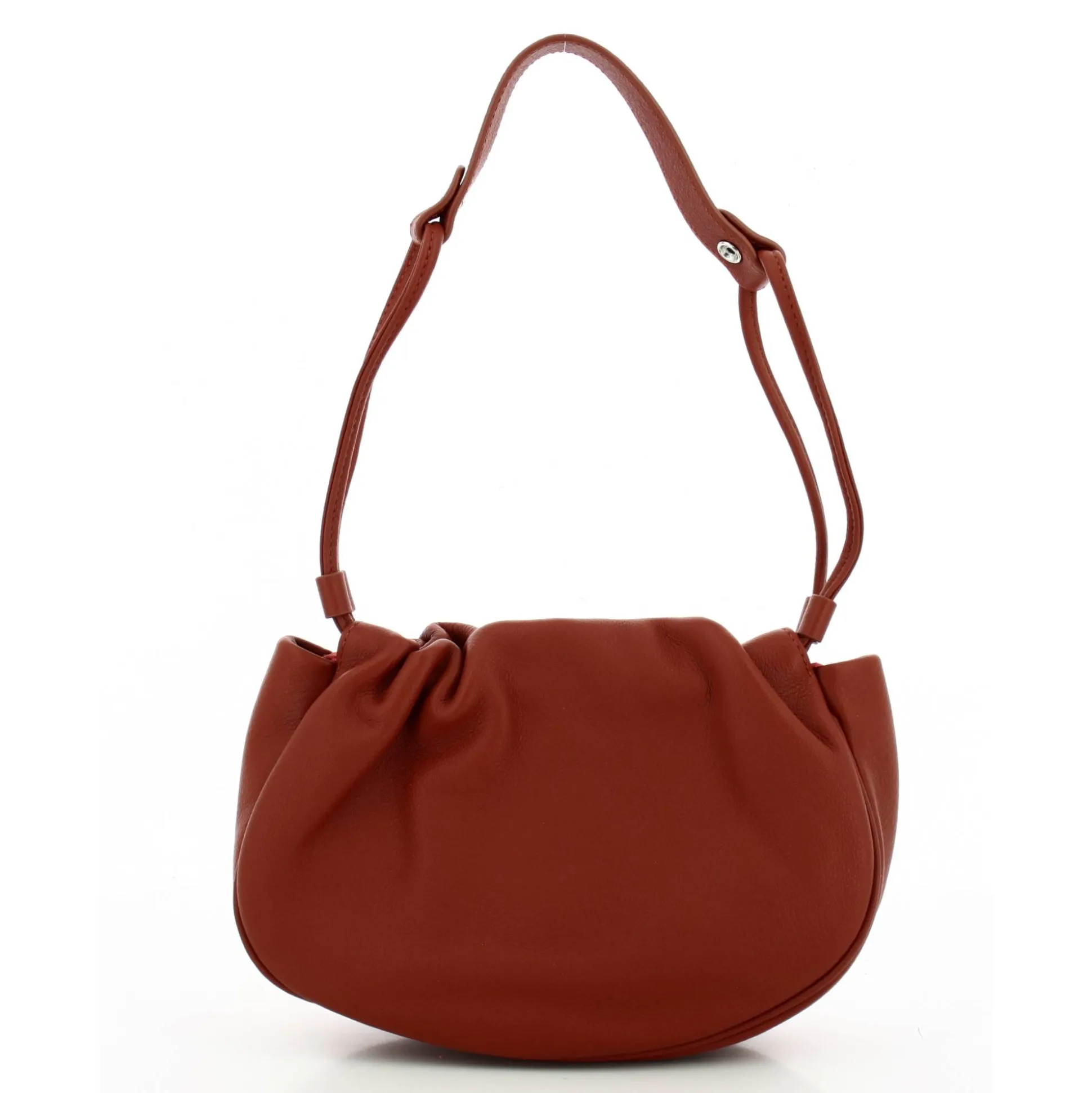 Mocca Sac porte epaule Julie en cuir*Femme Sacs Porté Épaule|Sacs Bandoulière