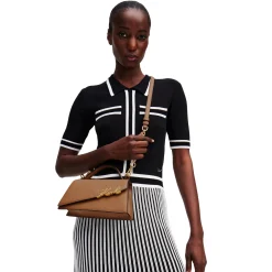 Karl Lagerfeld Sac porte epaule K Signature en cuir*Femme Sacs Porté Épaule