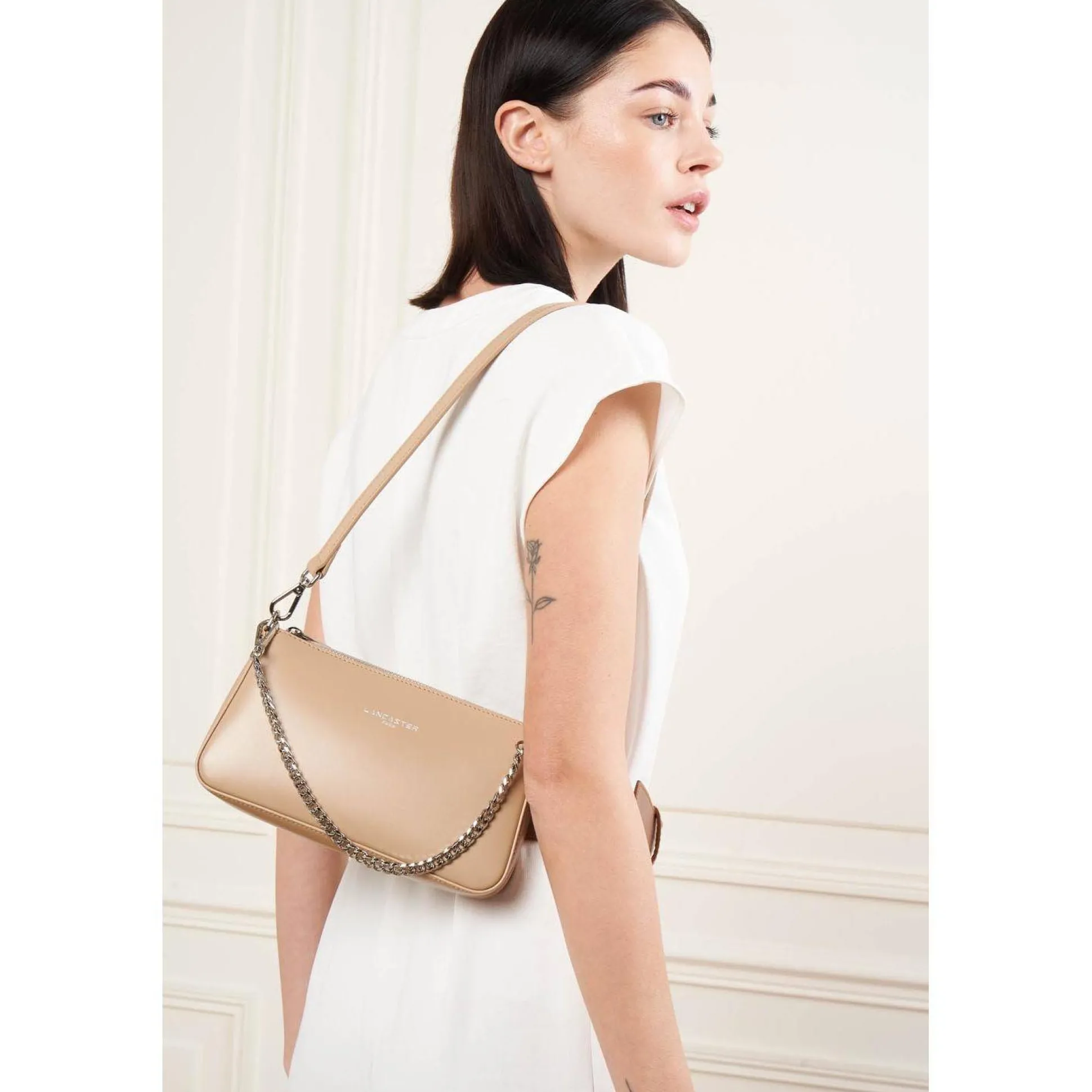 Lancaster Sac porte epaule Suave Even S - Fabrique en France*Femme Sacs Porté Épaule|Sacs Bandoulière