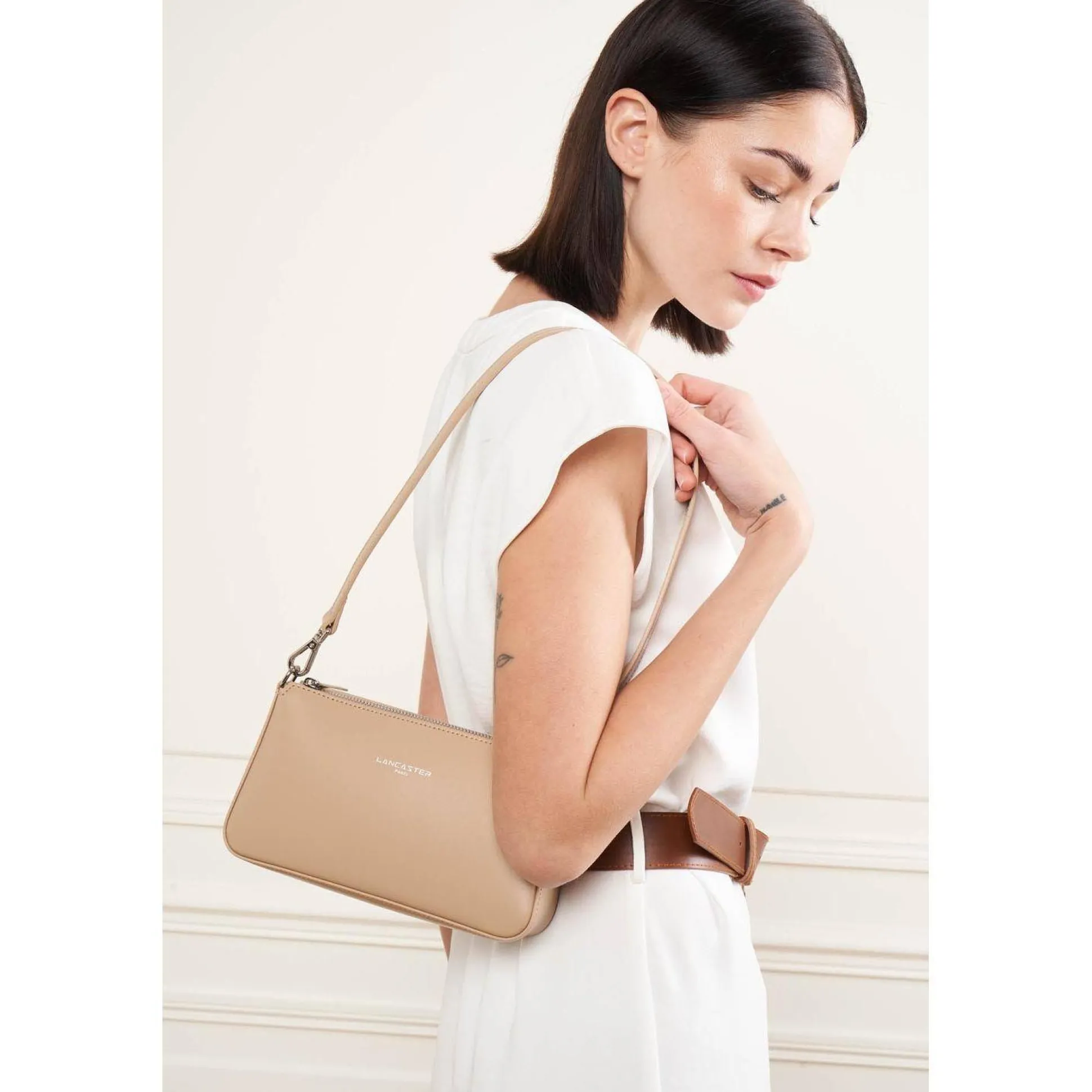 Lancaster Sac porte epaule Suave Even S - Fabrique en France*Femme Sacs Porté Épaule|Sacs Bandoulière