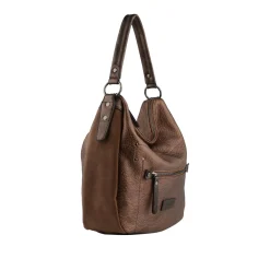 Francinel Sac porte epaule zippe Celeste*Femme Sacs Porté Épaule