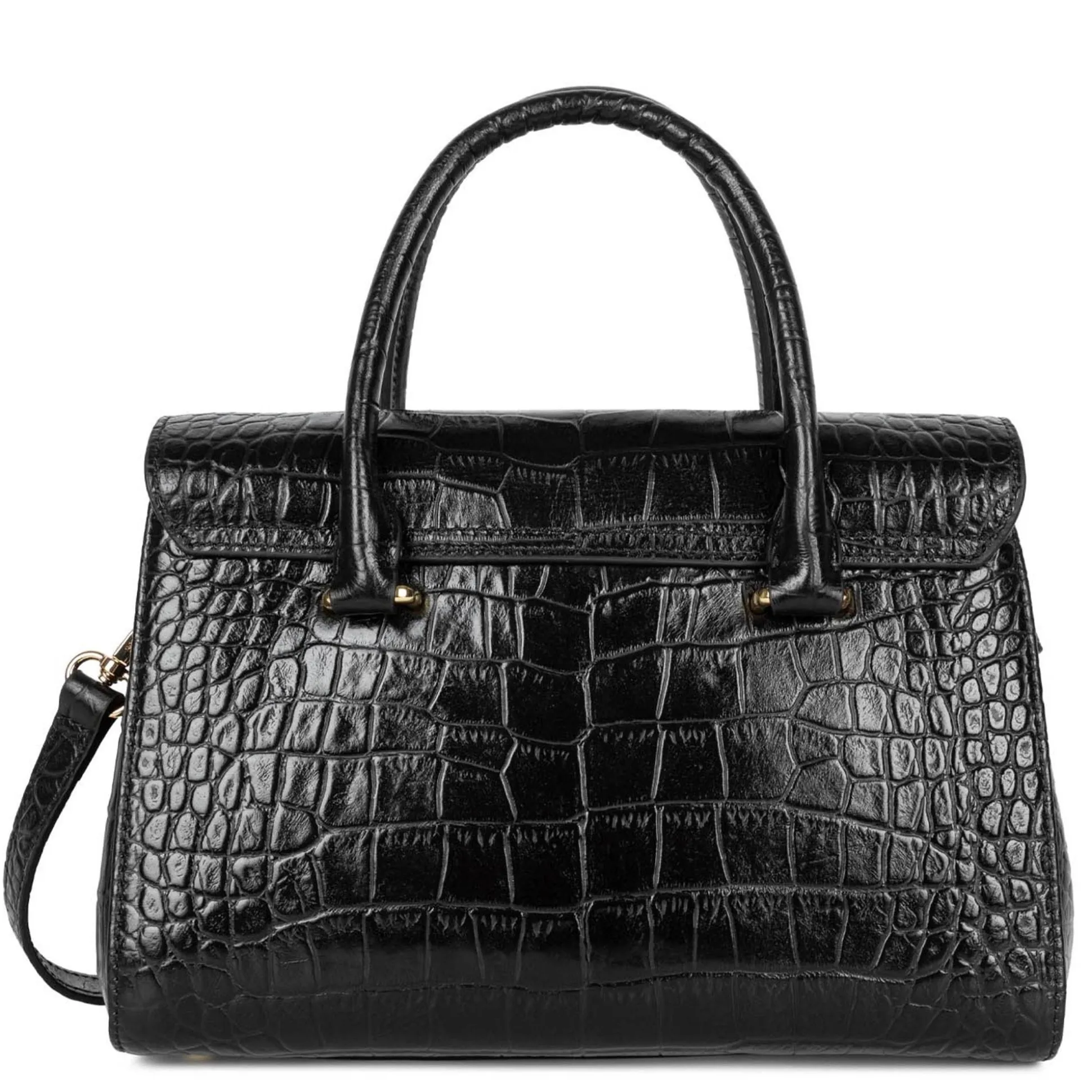 Lancaster Sac porte main a rabat effet brillant S Exo*Femme Sacs À Main