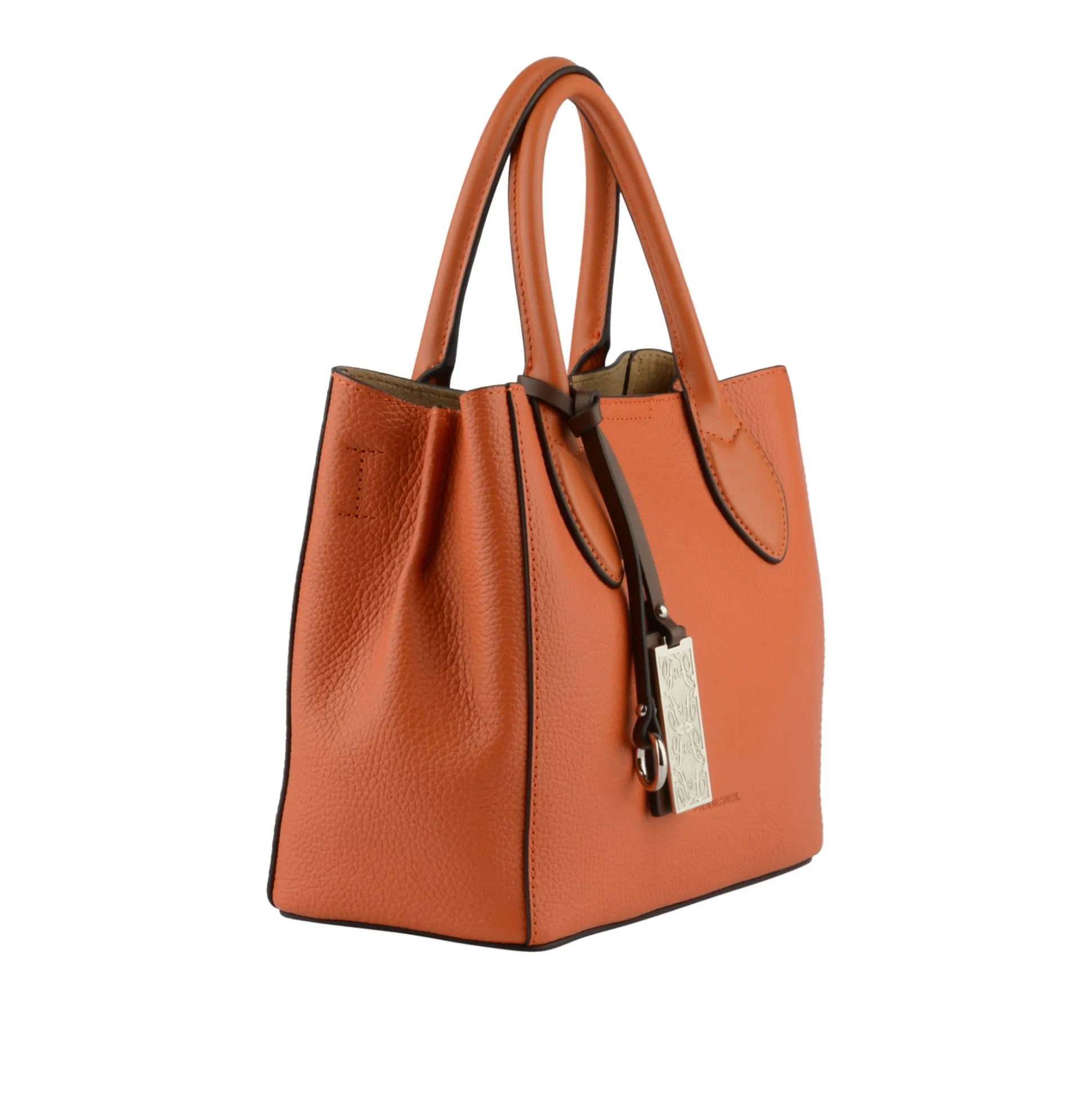 Francinel Sac porte main Capucine en cuir graine*Femme Sacs À Main