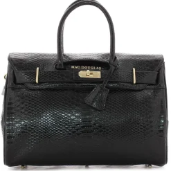Mac Douglas Sac porte main facon python verni Pyla Bryan XS*Femme Sacs À Main