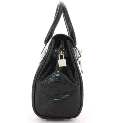 Mac Douglas Sac porte main facon python verni Pyla Bryan XS*Femme Sacs À Main