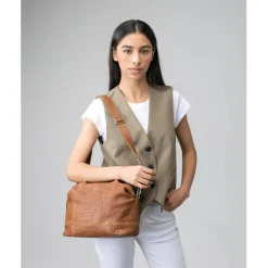 Biba Sac porte main Franklin cuir effet bulle*Femme Sacs À Main
