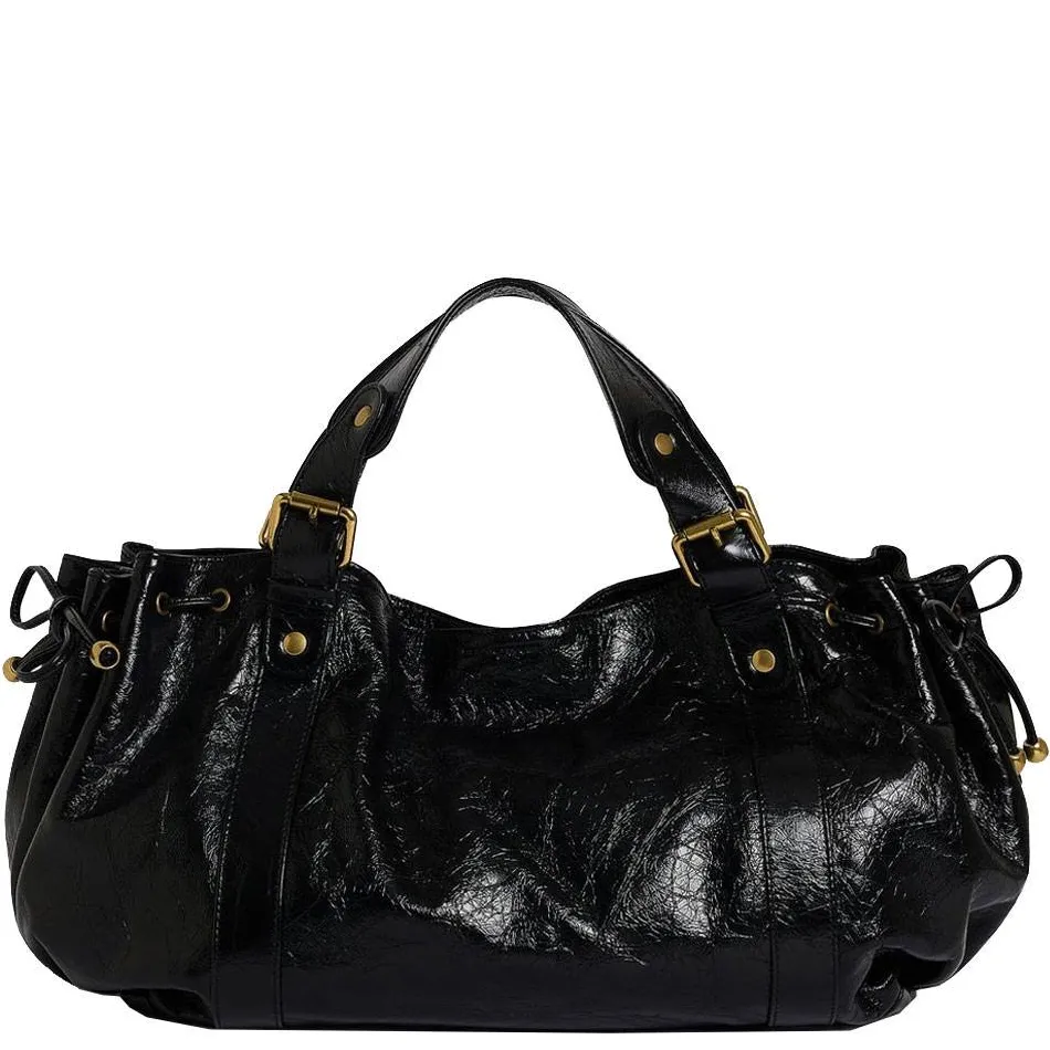 Gerard Darel Sac porte main Le 24H en cuir froisse*Femme Sacs À Main