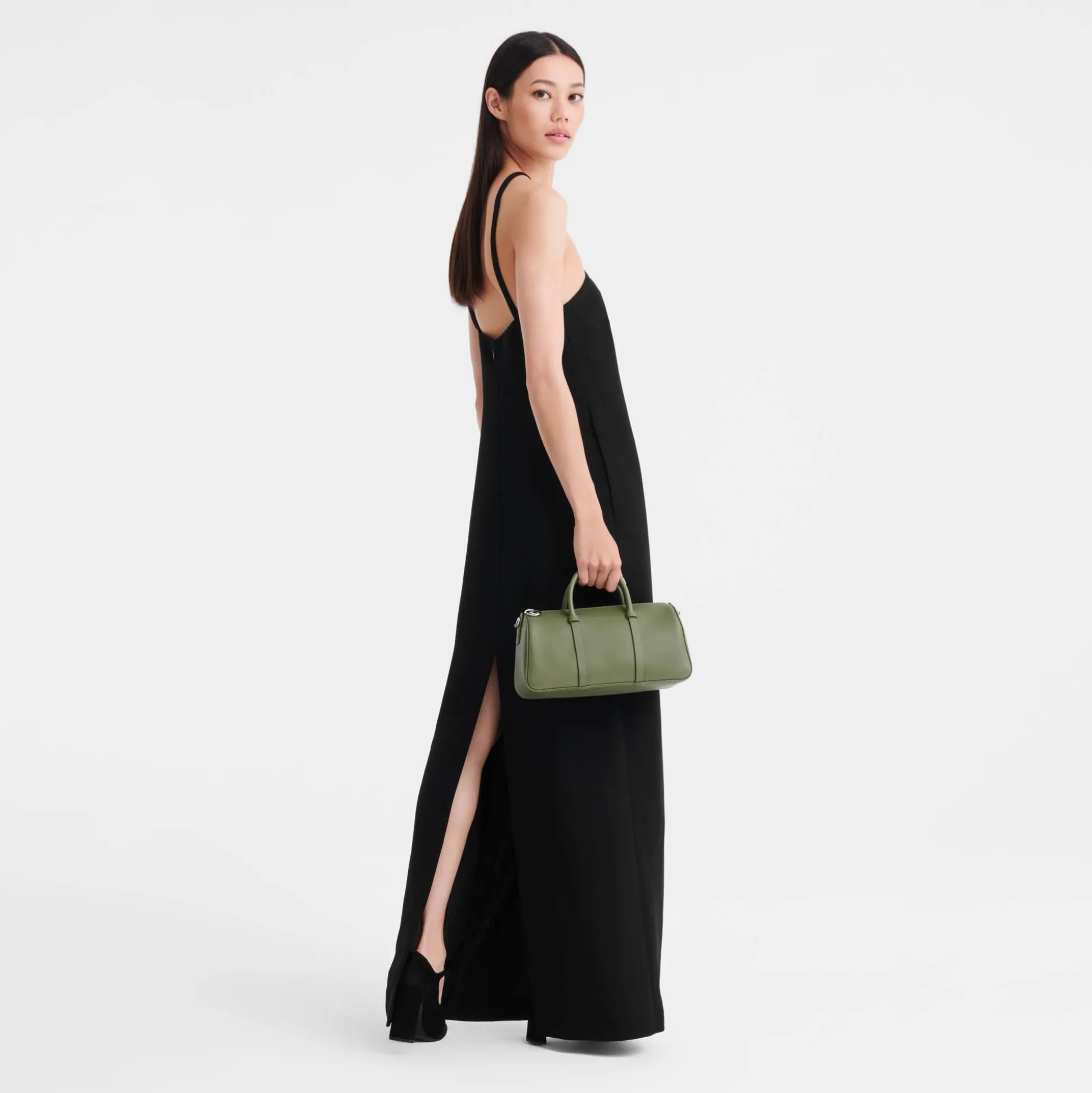 Longchamp Sac porte main M Daylong cuir*Femme Sacs À Main