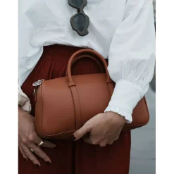 Longchamp Sac porte main M Daylong cuir*Femme Sacs À Main