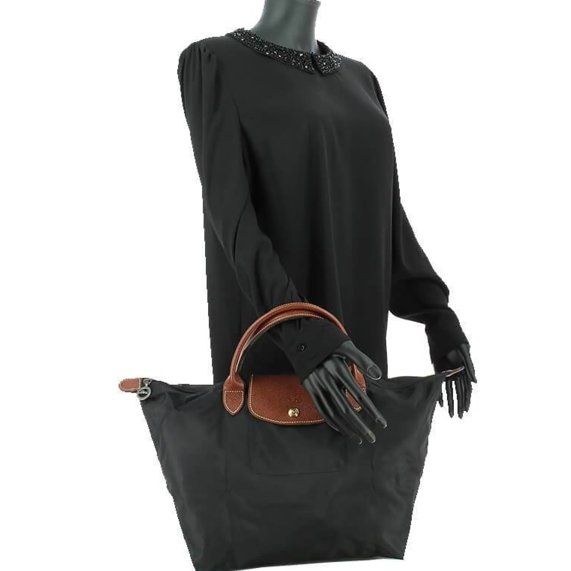 Longchamp Sac porte main M Le Pliage Original*Femme Sacs À Main