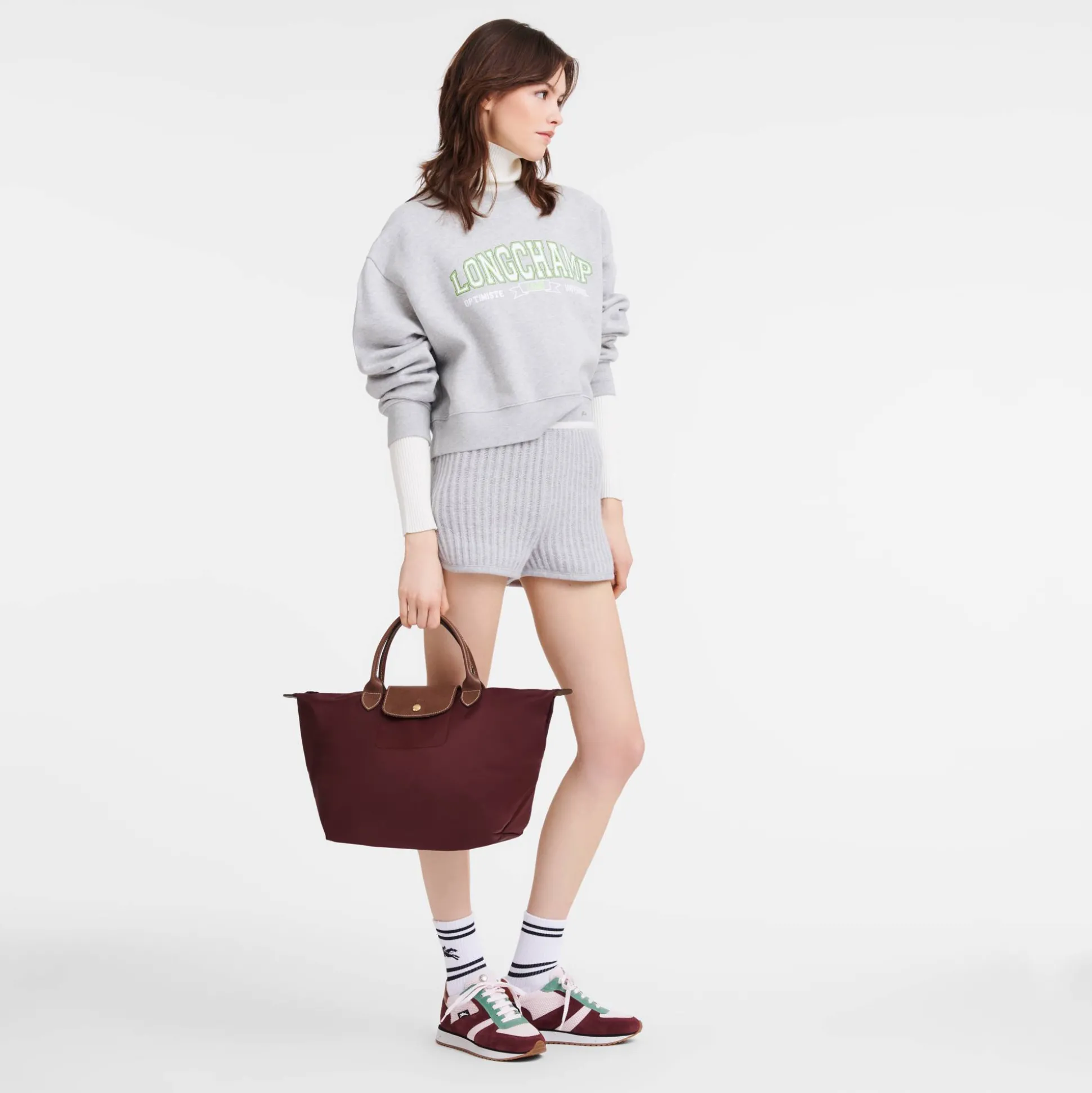 Longchamp Sac porte main M Le Pliage Original*Femme Sacs À Main