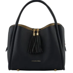 Francinel Sac porte main Naelle graine a pompons*Femme Sacs À Main