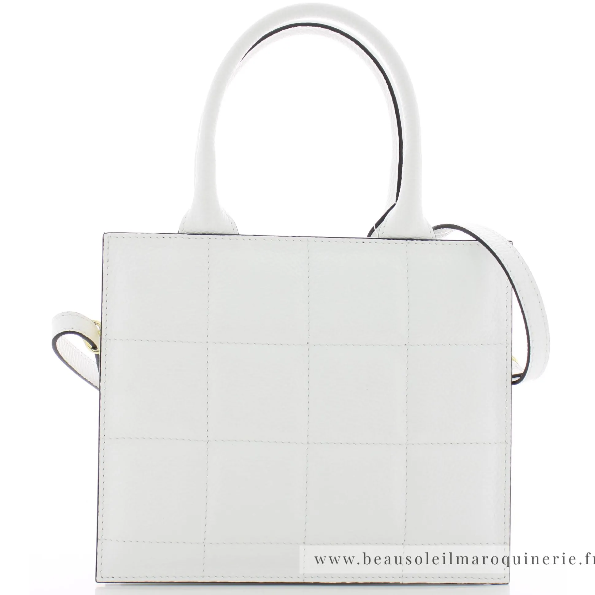 Mia & Joy Sac porte main Valentina matelasse en cuir*Femme Sacs À Main