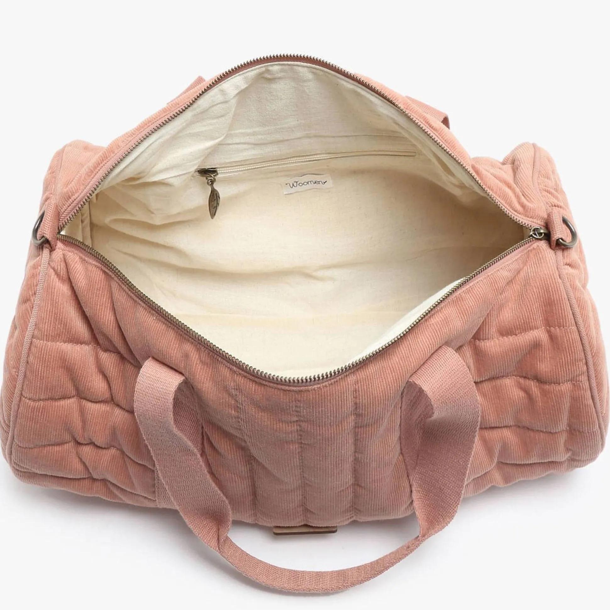 Woomen Sac porte main velours cotele matelasse Ixora*Femme Sacs Bandoulière