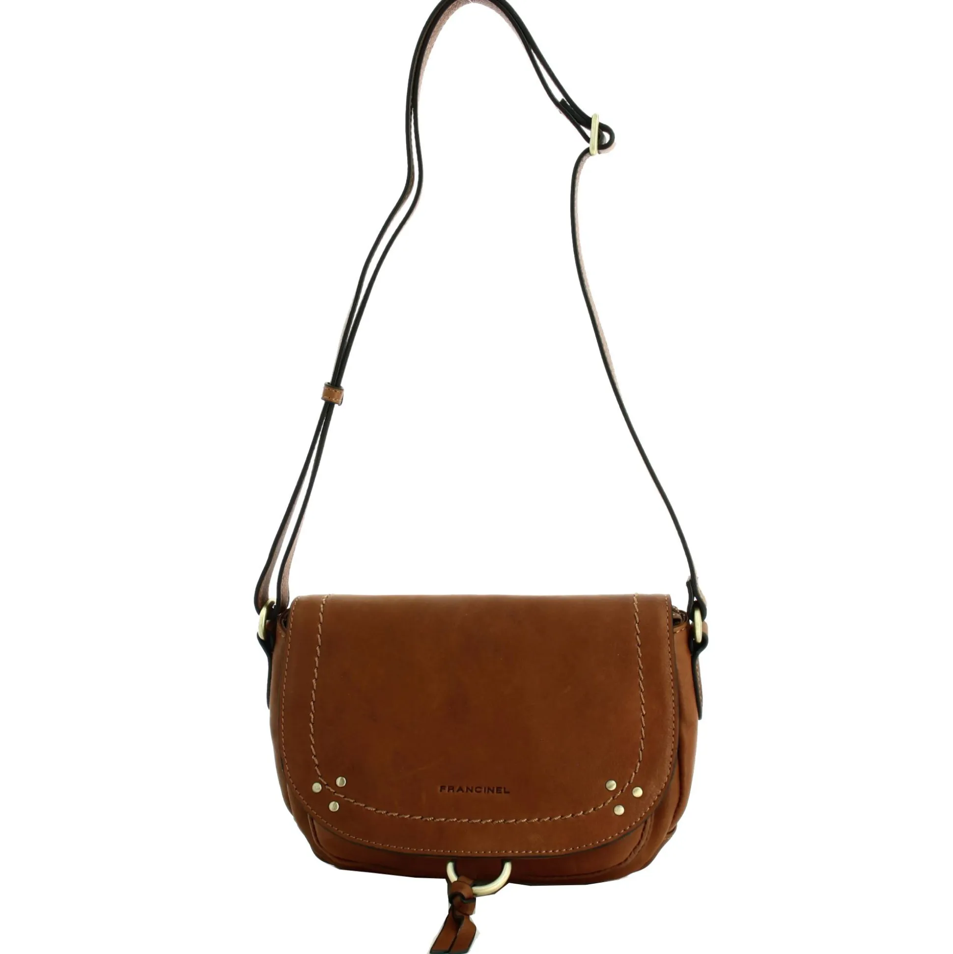 Francinel Sac porte travers a rabat Enola cuir*Femme Sacs Bandoulière
