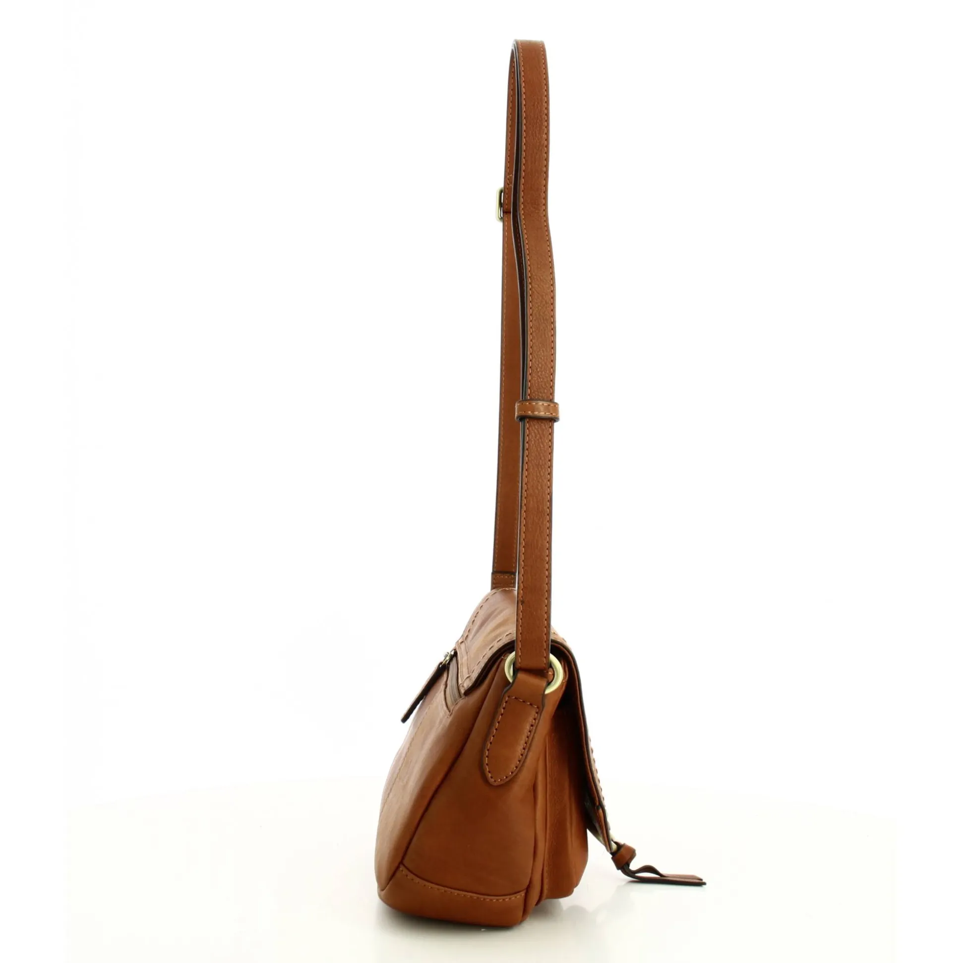 Francinel Sac porte travers a rabat Enola cuir*Femme Sacs Bandoulière