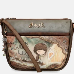 Anekke Sac porte travers Core avec broderie*Femme Sacs Bandoulière