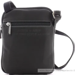 Arthur Aston Sac porte travers en cuir de vachette Johany*Homme Sacoches Homme