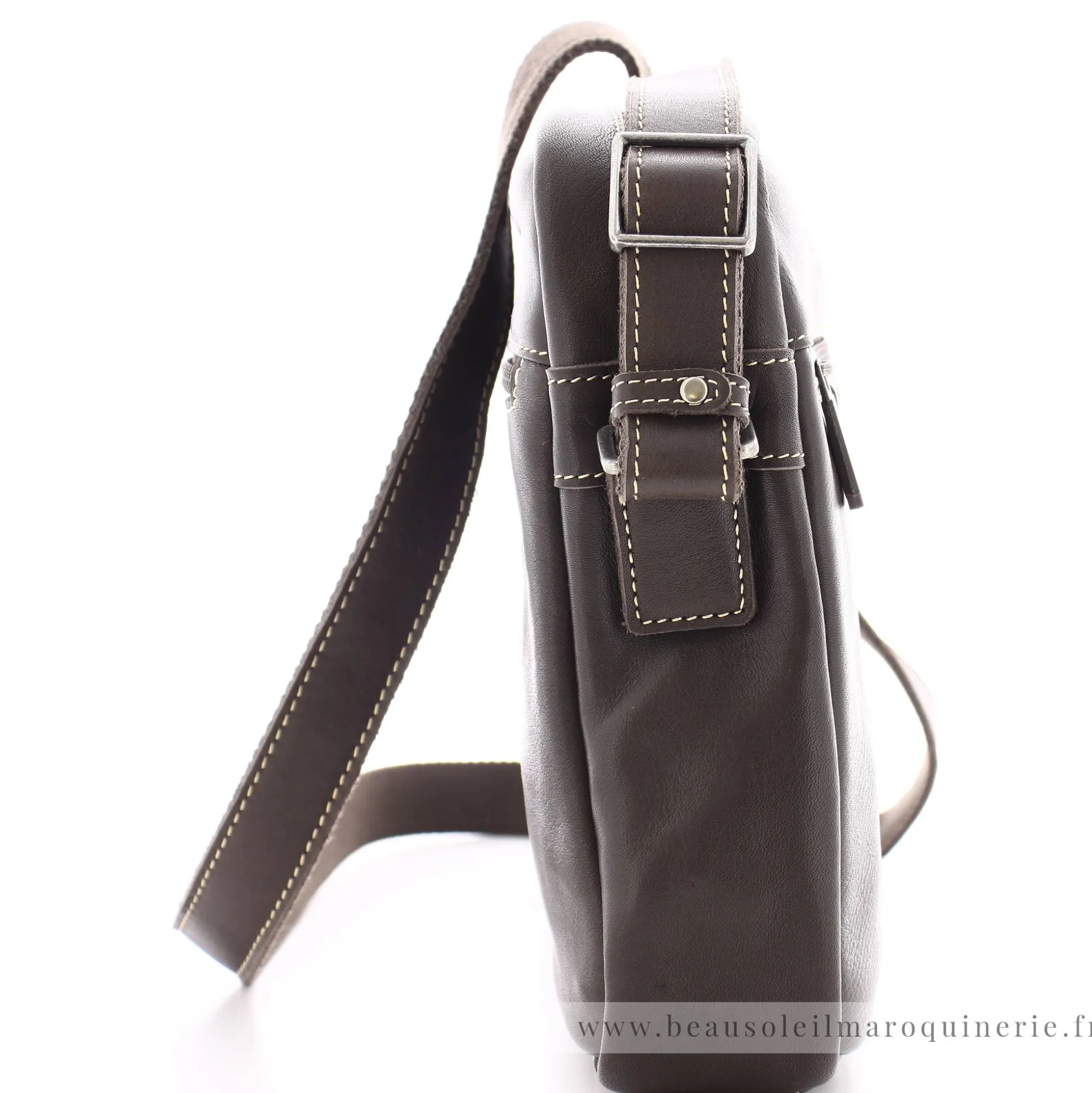 Arthur Aston Sac porte travers en cuir Johany*Homme Sacoches Homme
