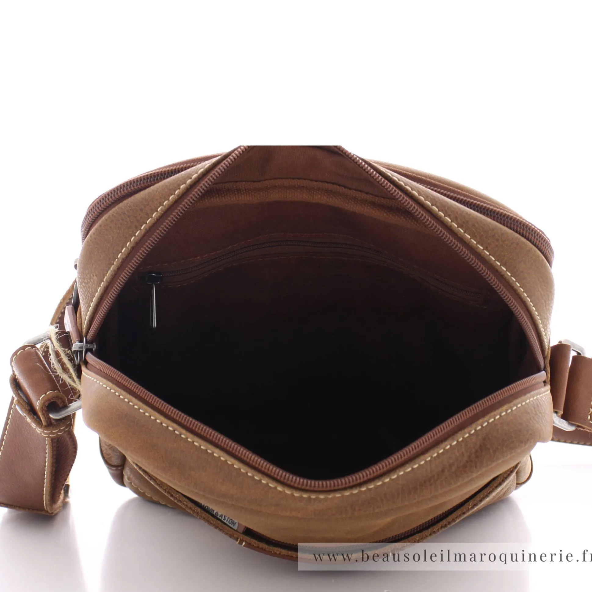 Arthur Aston Sac porte travers Marco en cuir*Homme Petites Sacoches Homme